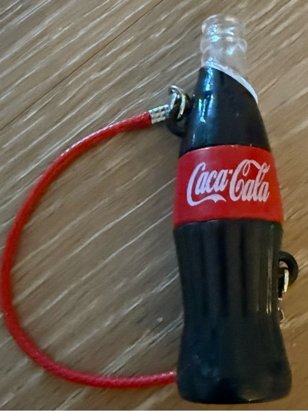 Labubu Accessory Adorable Coca Cola Styled Plastic Bottle W/ Red Strap to Attach